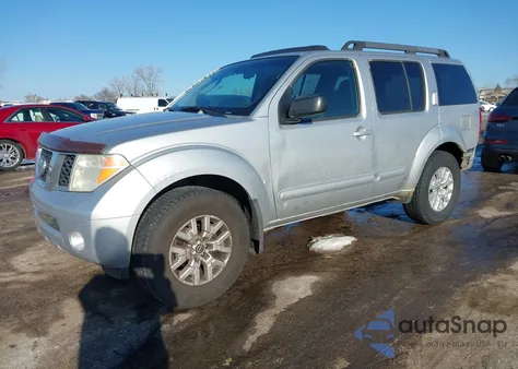 2005 Nissan Pathfinder Xe из США, поврежденный, VIN 5N1AR18W25C763504